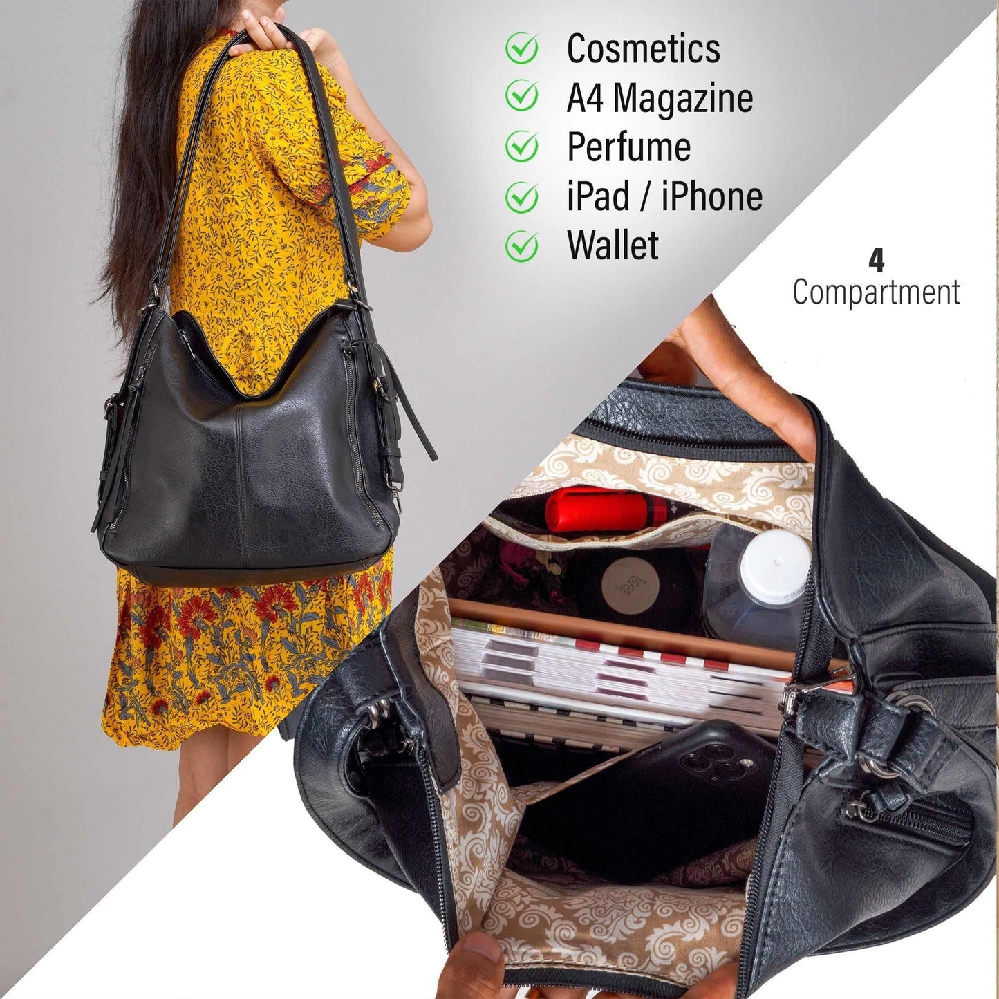 Premium Handbags Set of 3 for Women